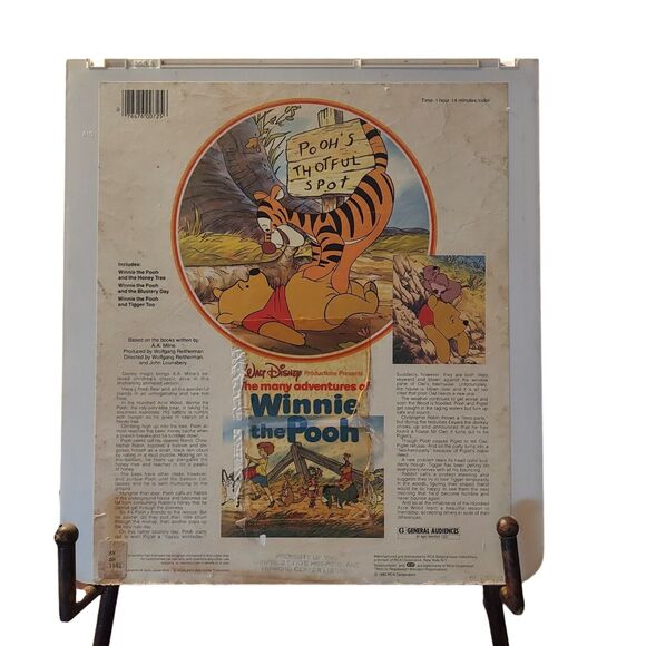 Winnie The Pooh - Vtg CED VideoDisc Walt Disney Productions RCA 1982 - Picture 3 of 4